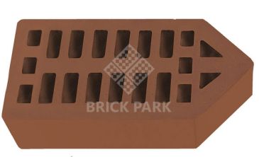 Кирпич фасонный Sanmax Коричневый ФЛ-10