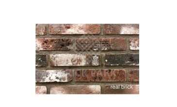 Плитка ручной работы угловая Real Brick Коллекция 2 LOFT RB 2-04 Бордовый