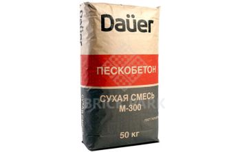 Cухая смесь Dauer М-300 Пескобетон 1000 кг
