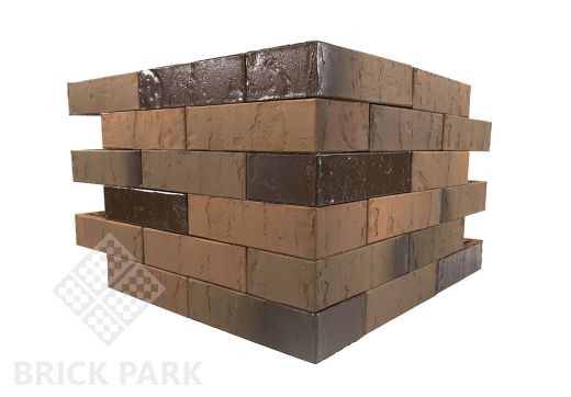 Кирпич BRAER кладка Грифель терра NF