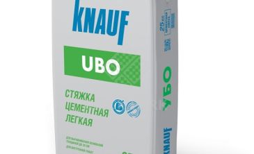 Стяжка пола Кнауф Ubo цементная легкая 25 кг