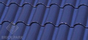 Черепица La Escandella Mixed 'S' Roof Tile Small GLAZED Blue