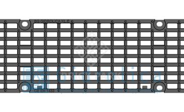 Решетка чугунная ячеистая DN150, 500/197/25, 27/13, кл. E600 kN