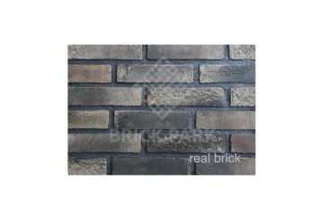 Плитка ручной работы угловая 20мм Real Brick Коллекция 3 RB 3-11/1 Умбра жжёная