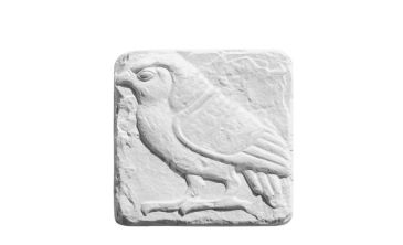 Декоративная вставка Идеальный камень "Птицы" №4 белый