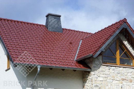 Керамическая черепица Roben BARI Cayenne, glanz-engobe (Кайенский, глянцевый ангоб)