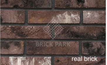 Кирпич ручной формовки Real Brick КР/0,5ПФ угловой RB 04 бордовый