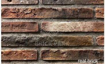 Кирпич ручной формовки Real Brick КР/0,5 ПФ Ригель угловой antic RB 04 глина античная 