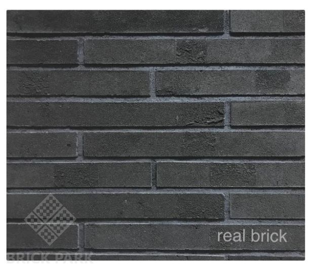 Кирпич ручной формовки Real Brick КР/0,5ПФ Ригель RB 13 графитовый