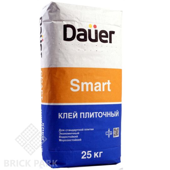 Плиточный клей Dauer для плитки и укладки керамогранита на пол "SMART / СМАРТ"