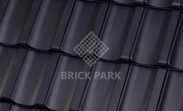 Керамическая черепица Roben RHEINLAND Anthrazit (Антрацит, ангоб)