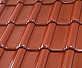 Керамическая черепица Roben FLANDERNplus Cayenne, glanz-engobe (Кайен, глянцевый ангоб) 
