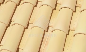 Черепица La Escandella Curved Roof Tile T5 WHITE Paja