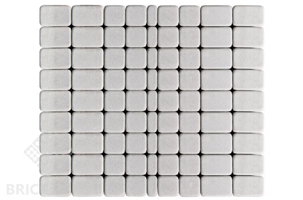 Бетонная брусчатка БРАЕР Классико серебристый 172x115x60