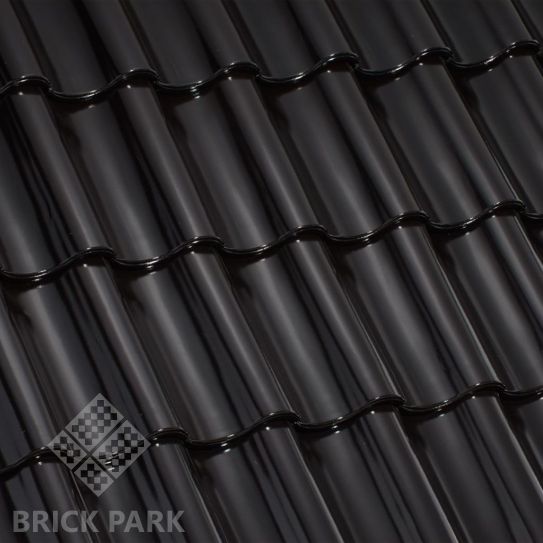 Черепица керамическая Laumans IDEAL SUPRA Матовая глазурь nr.20 schwarz