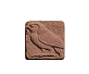 Декоративная вставка Идеальный камень "Птицы" №4 коричневый