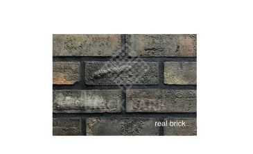 Плитка ручной работы Real Brick Коллекция 9 KANTRI RB 9-13 графитовая