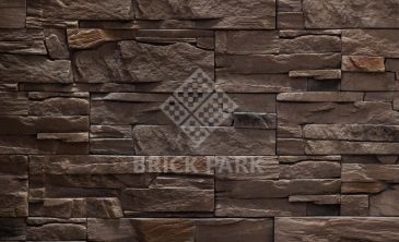 Декоративный камень Bergstone Каменный утес шоколад 09 (Рядовый)