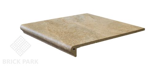 Клинкерная ступень кантик Модерн Interbau Abell 310x320x9,5 Ocker Желто бежевый 270