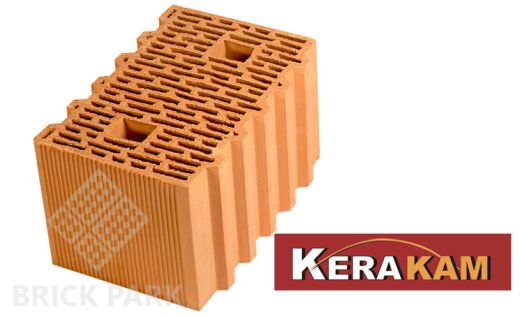 Камень крупноформатный поризованный Kerakam 38 Thermo