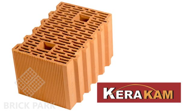 Камень крупноформатный поризованный Kerakam 38 Thermo