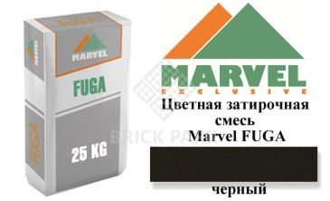 Цветная затирочная смесь MARVEL FUGA black night (черный), фото Цветная затирочная смесь MARVEL FUGA black night (черный), фото