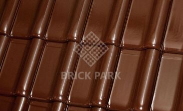 Керамическая черепица Roben MONZAplus Maduro, glasur (Коричневый, глазурь) 