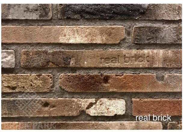 Кирпич ручной формовки Real Brick КР/1 DF рядовой antic RB 05 глина античная коричневая