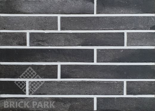 Клинкерная плитка (Ригель) Interbau - Brickloft Anthrazit 468х40х10