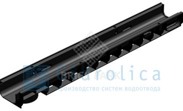 Лоток водоотводный Gidrolica Standart ЛВ-10.14,5.08 - пластиковый
