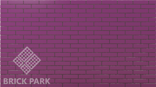 Кирпич глазурованный фиолетовый NF