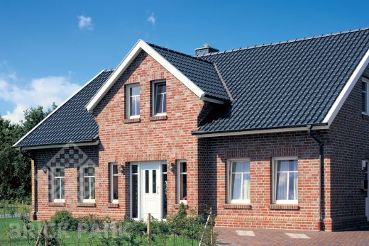 Керамическая черепица Roben FLANDERN Anthrazit (Антрацит, ангоб)