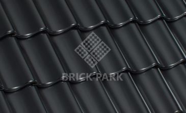 Черепица керамическая Laumans IDEAL VARIABEL Высококачественная глазурь nr. 40 schwartz satinier