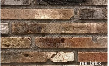 Кирпич ручной формовки Real Brick КР/1 ПФ Ригель рядовой antic RB 05 глина античная коричневая