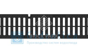 Решетка водоприемная Gidrolica Pro РВ -10.13,5.50 - щелевая пластиковая, кл. С250
