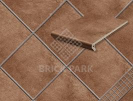 Плинтус ступени правый Stroeher Aera T 712 marone