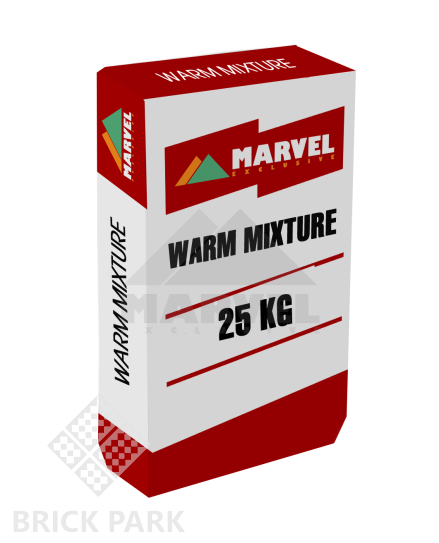 Теплоизоляционный кладочный раствор Мarvel Warm mixture WM-Extra зима