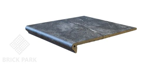 Клинкерная ступень кантик Модерн Interbau Abell 310x320x9,5 Ashgrau 273