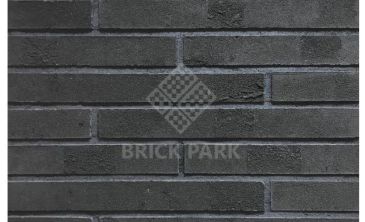 Кирпич ручной формовки Real Brick КР/0,5ПФ Ригель 2 угловой RB 13 графитовый