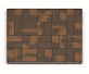Тротуарная плитка Каменный век Кирпичик Color Mix Желто-коричневый 200×100×60