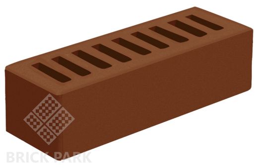 Кирпич ГКЗ Темно-терракот микс NF0,7