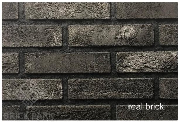 Кирпич ручной формовки Real Brick КР/0,5ПФ угловой RB 08 седой граф 