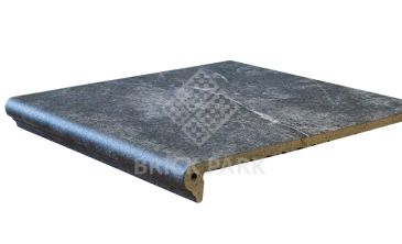 Клинкерная ступень флорентийская угл. Interbau Abell 320x320x9,5 Ashgrau 273