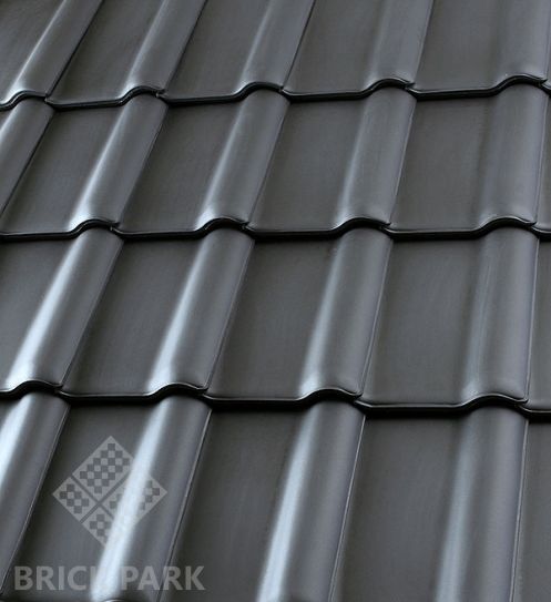 Керамическая черепица Roben PIEMONT Schiefergrau (Антрацитовый, Серый)