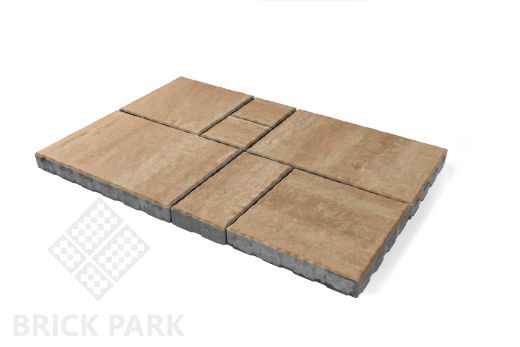 Бетонная брусчатка БРАЕР Патио ПЛАТО 210x210x60