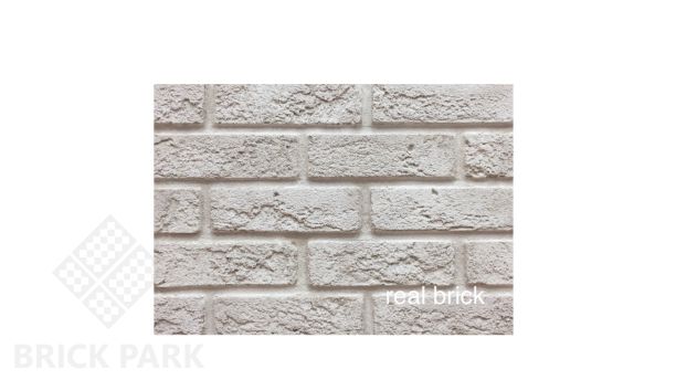 Плитка ручной работы угловая 20мм Real Brick Коллекция 4 RB 4-000 Белый