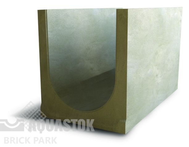 Лоток водоотводный бетонный ЛВБ Norma 400 №20/0 без уклона