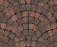 Тротуарная плитка Каменный век Классико Ориджинал Stone Base Коричнево-оранжевый 115×115×60