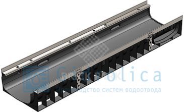 Лоток водоотводный Gidrolica Super ЛВ -20.24,6.12 - пластиковый, кл. Е600