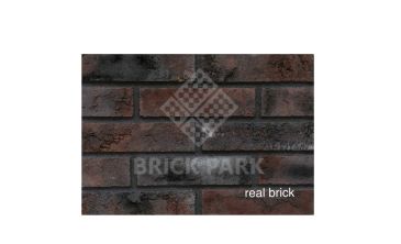 Плитка ручной работы 20мм Real Brick Коллекция 2 RB 2-09 Чёрный магнезит